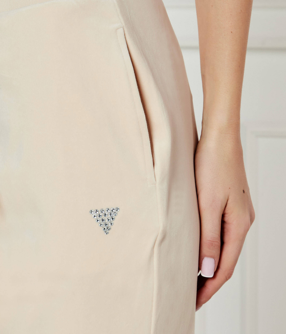 Спортивные штаны COUTURE GUESS ACTIVE - экрю(V3BB27 KBXI2)