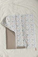 Комплект на выписку Зайчишки (кофейно-серый)/Какао (конверт+слип+чепчик)