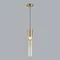 5058/5LA PENDANT ODL24 385 золотой/янтарный/металл/стекло Подвес LED 5W 3000K SCROW