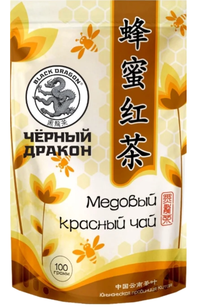 Чай красный Black dragon Медовый 100 г