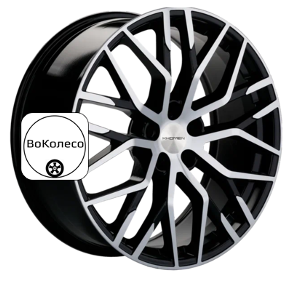 8,5x20/5x108 ET46 D63,4 KHW2005 (Tugella) Black-FP Khomen Wheels