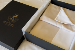 Постельное белье семейное Von der Thannen Twist white&beige