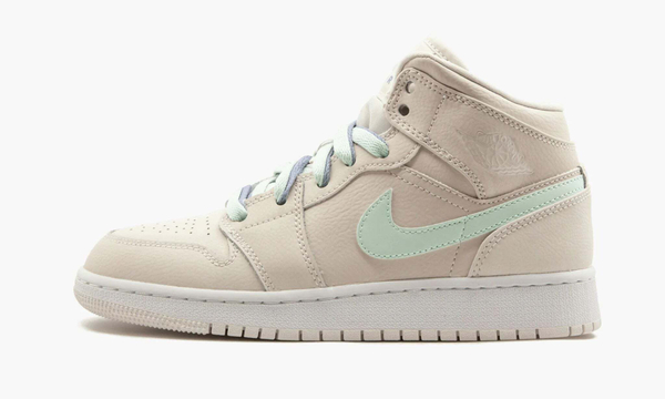 Air Jordan 1 Mid GS "Multi-Color Swoosh Phantom"