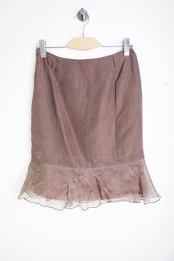 Юбка Alba Moda шелковая, маркировка 38, визуально на 44 размер