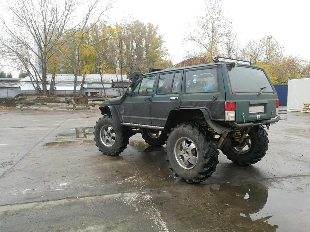 Jeep Cherokee мосты Nissan Patrol, колеса 42"