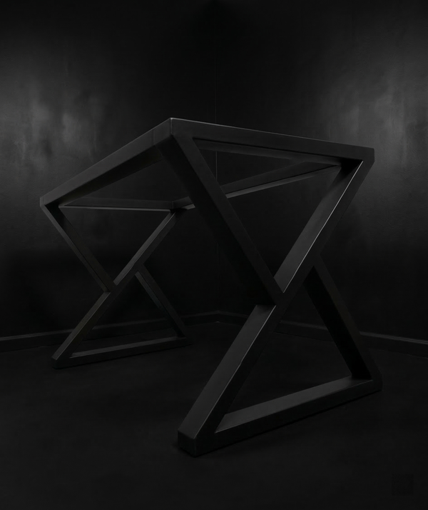 Подстолье из металла в стиле лофт №7