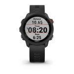 Умные часы Garmin Forerunner 245 Music черные с черным ремешком