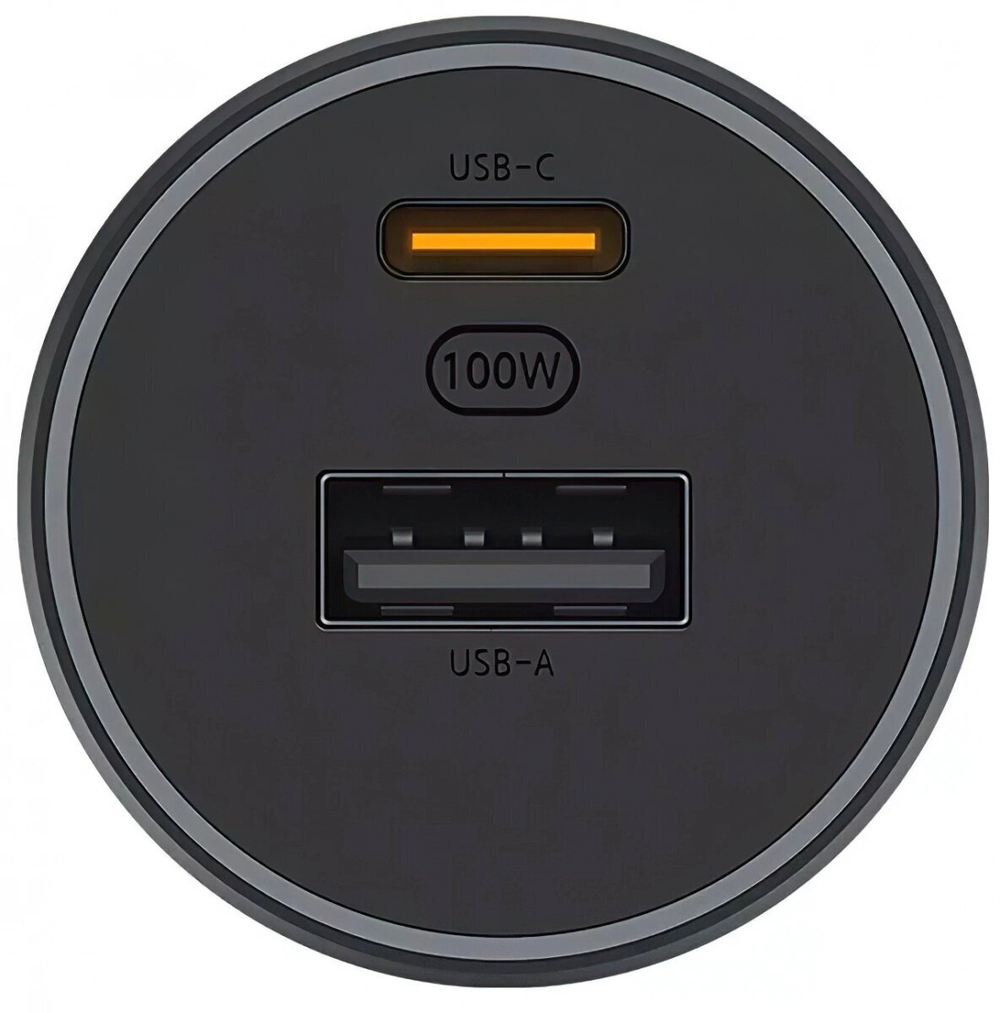 Автомобильное зарядное устройство XiaoMi Car Charger 100W (CC07ZM), Чёрное