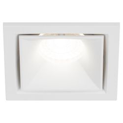 Встраиваемый светильник алюминиевый ЭРА KL101 WH MR16 GU5.3 белый | Алюминиевые встраиваемые светильники