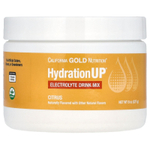 California Gold Nutrition, HydrationUP®, смесь для приготовления напитка с электролитами, с витамином D, кальцием, железом и калием, с цитрусовым вкусом, 227 г (8 унций)
