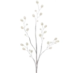 Ветка декоративная «Волшебный блеск» 35 см, Серебро