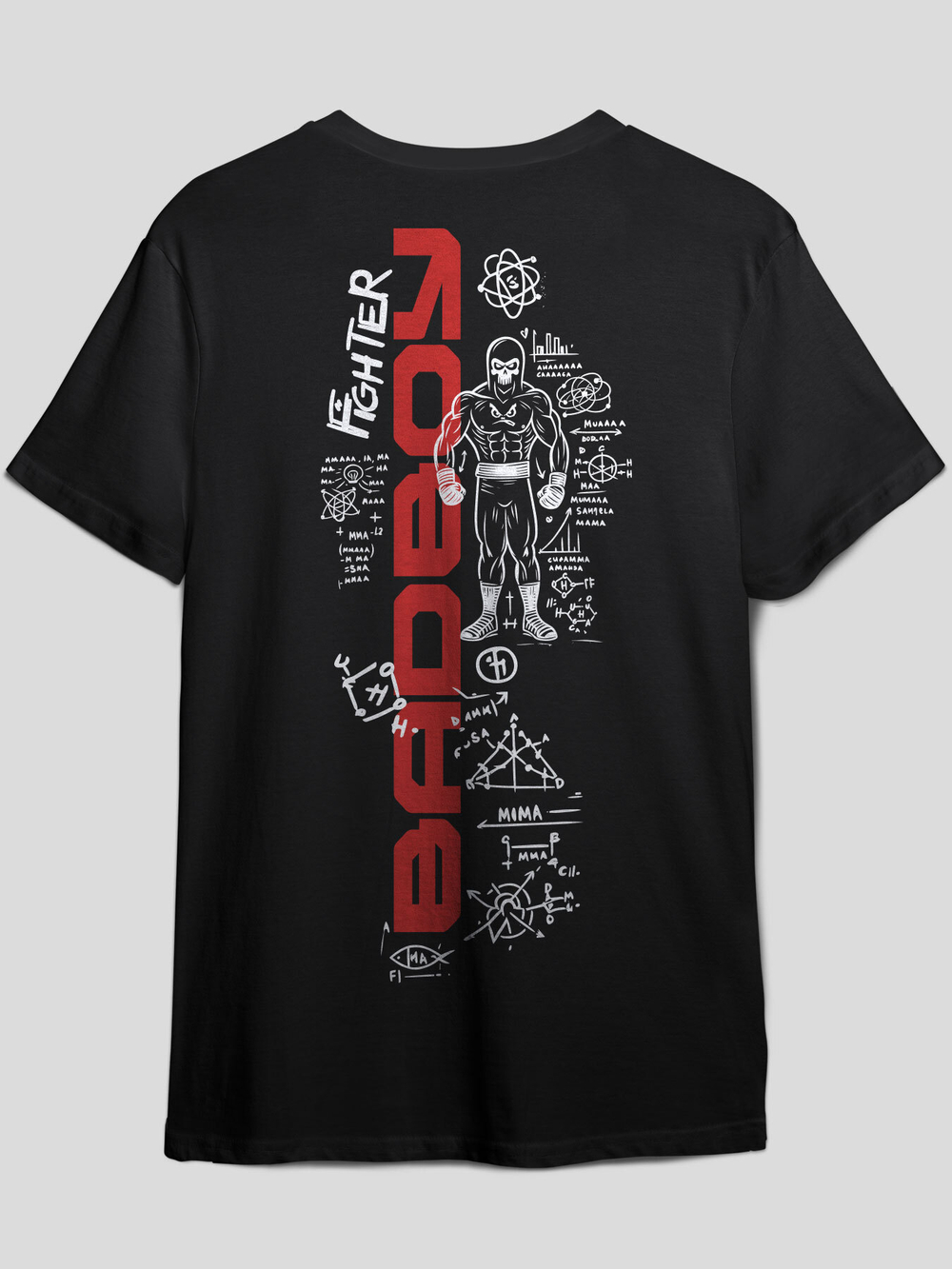 Футболка Bad Boy Fighter Pattern черная