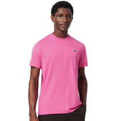 Мужская теннисная футболка Lacoste Ultra Dry Stretch - pink