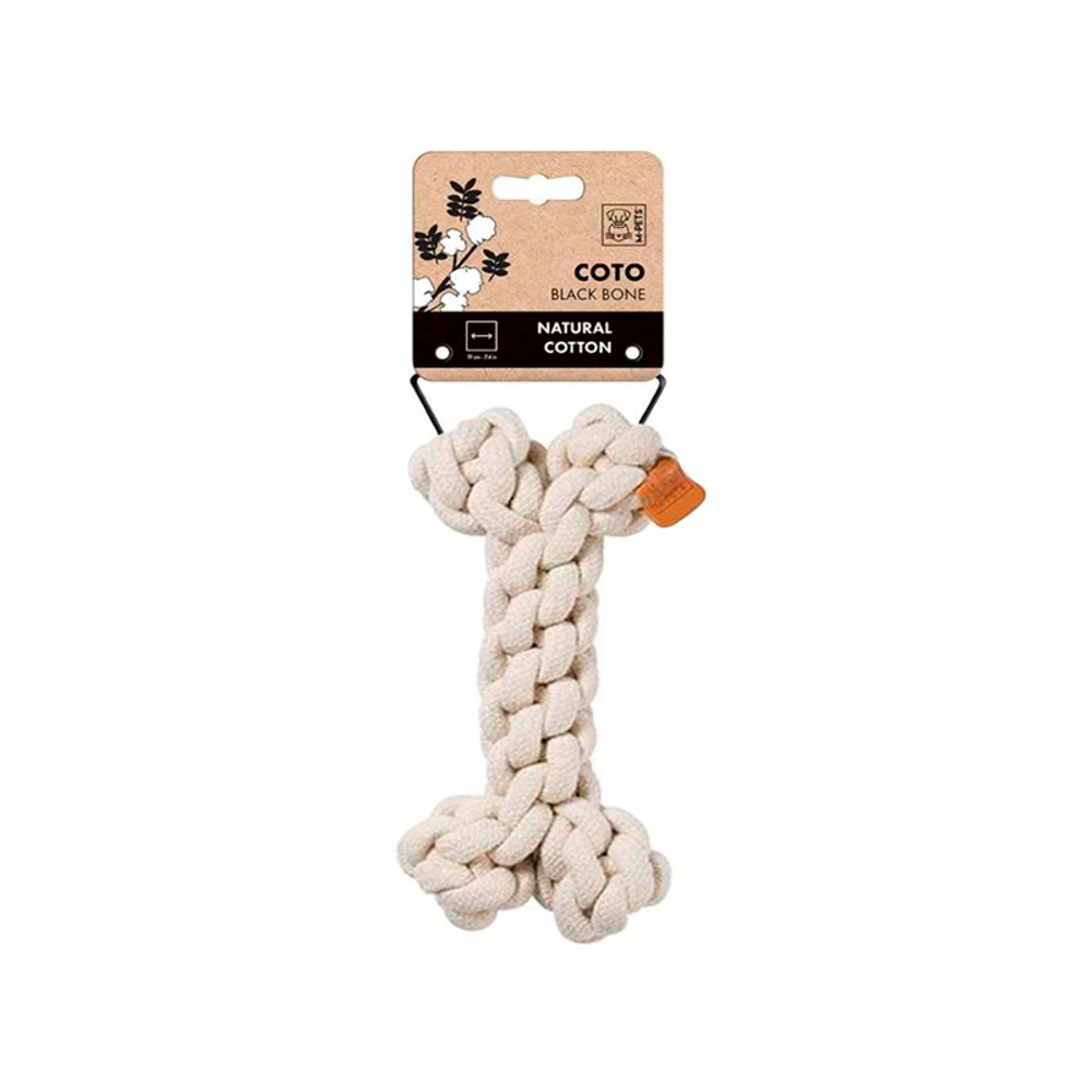 Игрушка для собак M-PETS СОТО косточка, 19 см, цвет белый