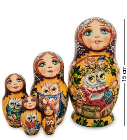 Народные промыслы МР-16/26-A Матрешка 5м «Мария с совами»