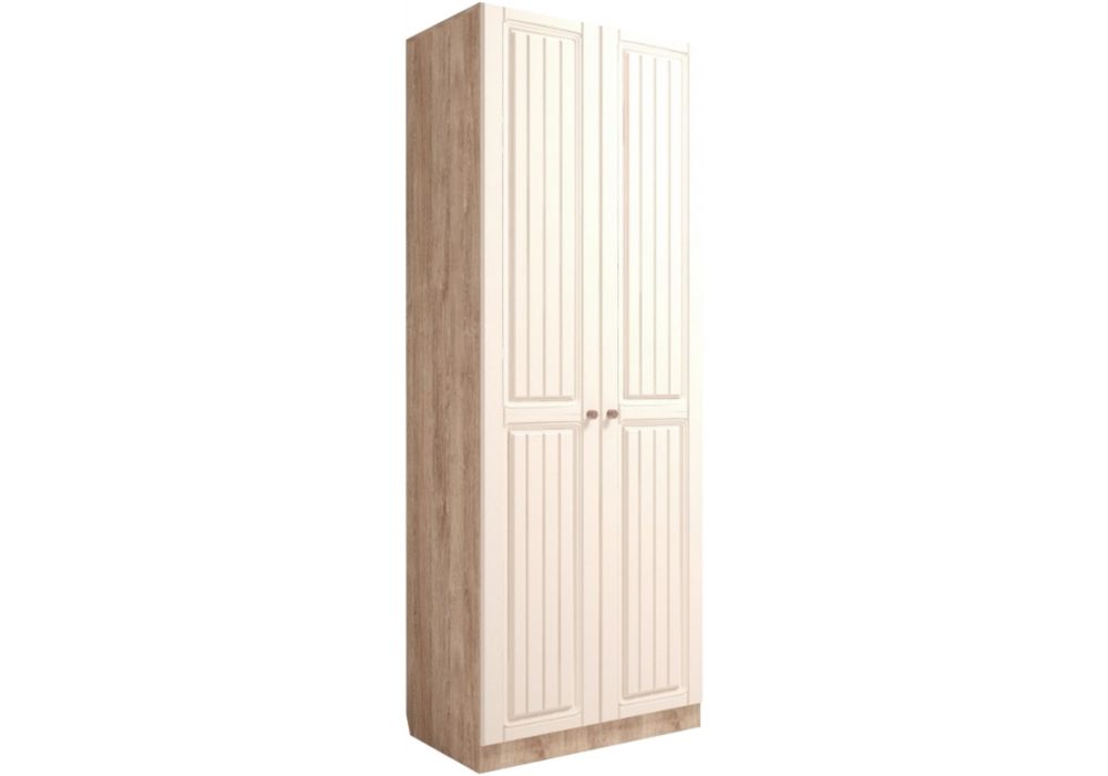 Шкаф Майя М-02 дуб баррик светлый / крем брюле