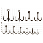 Крючки Saikyo тройн.1130 BN №10 (50шт)