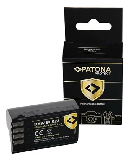 Аккумулятор Patona Protect аналог Panasonic DMW-BLK22