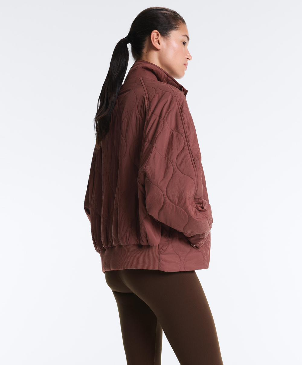 Oysho Водоотталкивающая утепленная куртка FELLEX® AEROGEL, линялый махагон