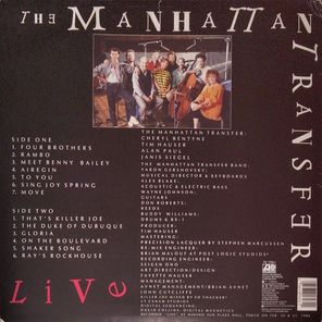 The Manhattan Transfer / Live (LP)