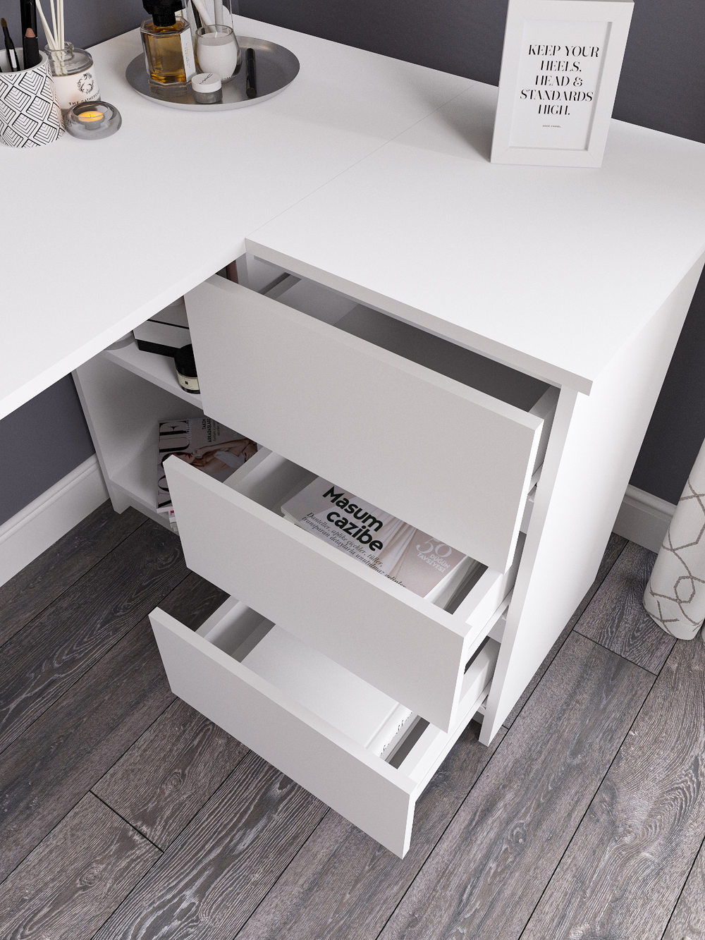 Стол Мори МС-16 универсальный Белый