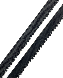 Резинка отделочная становая черная 12 мм