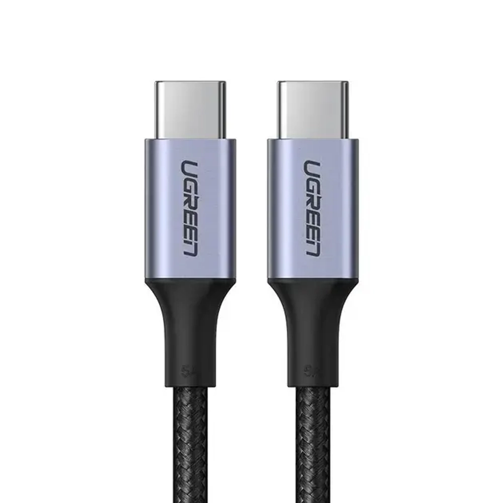 Кабель USB C - USB C, 480Mbps, 5A, QC4.0/PD3.0, 100W, 2m, UGREEN 70429