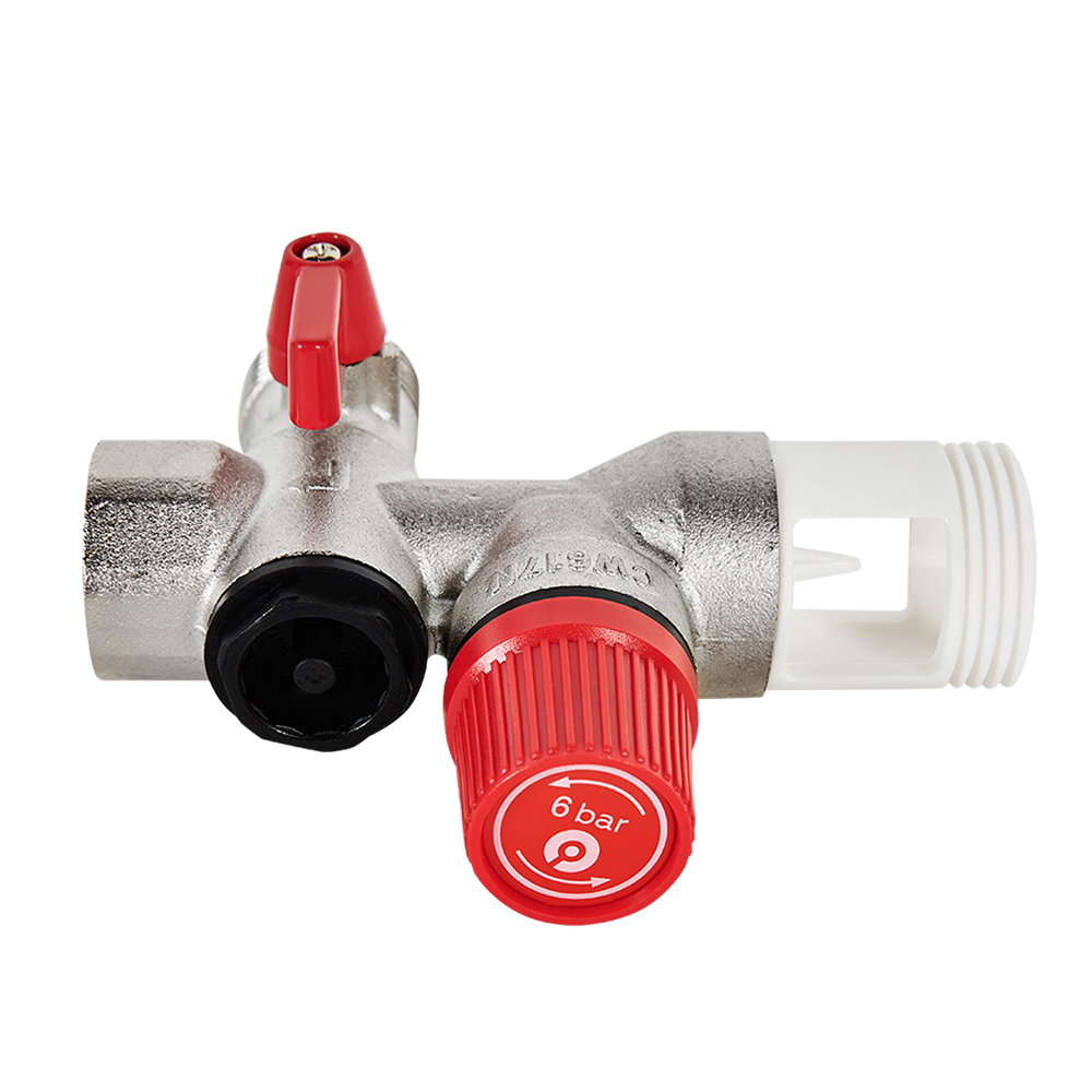 Группа безопасности водонагревателя ROMMER - 1/2" (порог 7 бар)