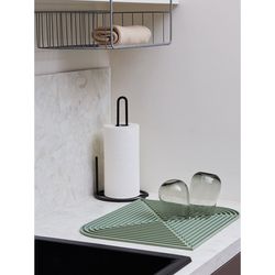 Коврик для сушки посуды Dry Flex, 34,6х44,6 см, шалфей