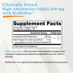 Doctor's Best, легкоусвояемый коэнзим Q10 с BioPerine®, 100 мг, 120 растительных капсул