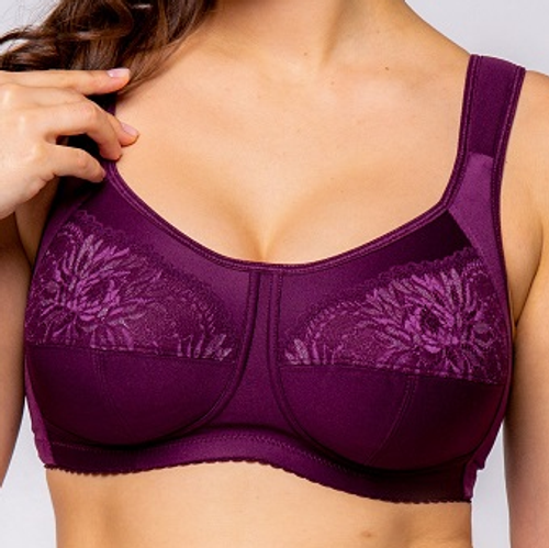 ЛФ0793 Бюстгальтер для фиксации экзопротеза молочной железы  (95C, сумрачно-белый)