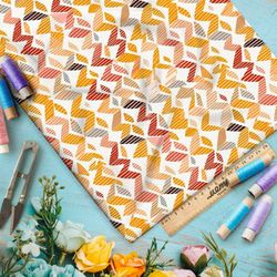 Ткань премиум габардин танцующий калейдоскоп