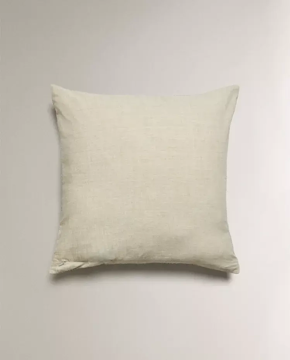 ZARA HOME НАВОЛОЧКА ДЛЯ ДЕКОРАТИВНОЙ ПОДУШКИ С ВЫШИВКОЙ, СИНИЙ