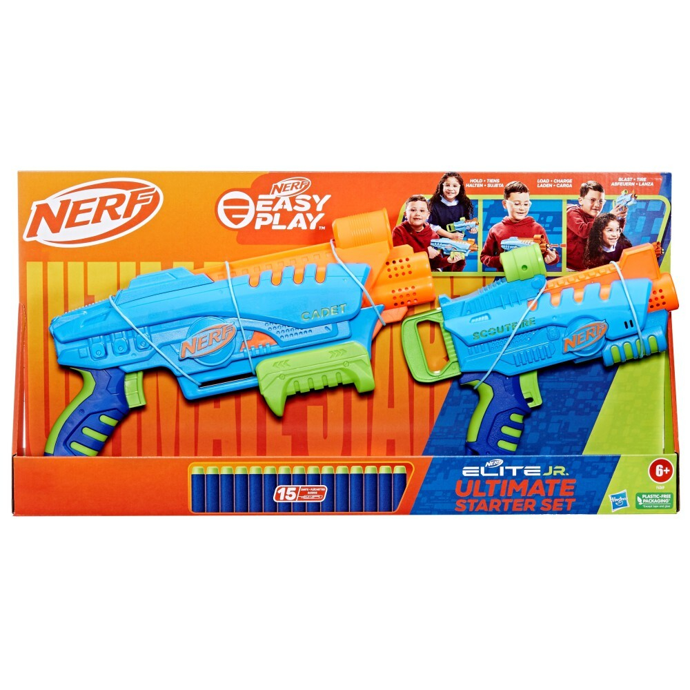 Hasbro Nerf Elite Junior - Две пусковые установки Ultimate Starter Set + стрелы F6369 / артикул   F6369  / GTIN 5010996115799