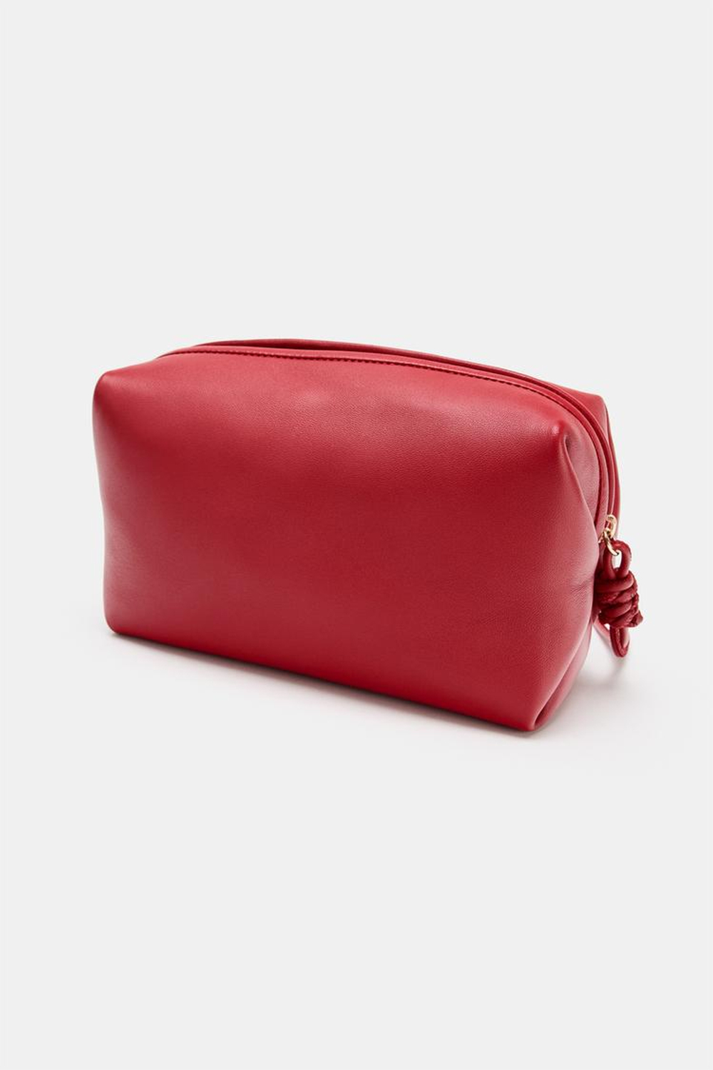 ZARA КОЖАНЫЙ НЕСЕССЕР, КРАСНЫЙ