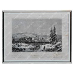 Кернот Д. Х. Иркутск. Гравюра на стали. Германия, 1855 г.