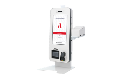 Касса самообслуживания АТОЛ КСО 3215, фронт. доступ без Wi-Fi, без ОС, Mindeo, Ind., Кр. пин-пад, Кр