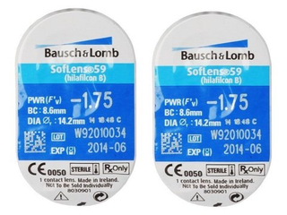 Контактные линзы Soflens 59 (уп. 2 линзы)