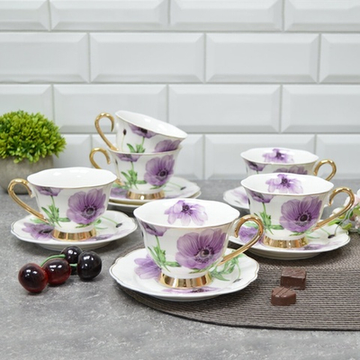 Чайный набор 12 предметов 240мл, 122-016, фарфор