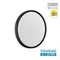 7662/24L MITRA LED SN 090 Светильник пластик/белый/черный LED 24Вт 3000/4000K D300 IP40 OMEGA BLACK