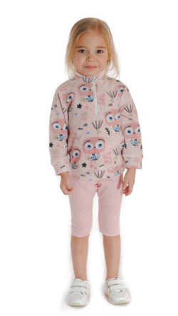 Джемпер флисовый для девочки 2-8 лет Fleur de Vie