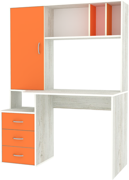 Стол компьютерный КарИВи Сокол Винтерберг Оранжевый