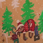 Пакет подарочный «Новогодний мир» 18*23*8 см, микс