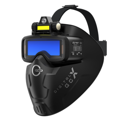 Щиток сварщика START DIGITAL X GO  хамелеон (с фонариком)