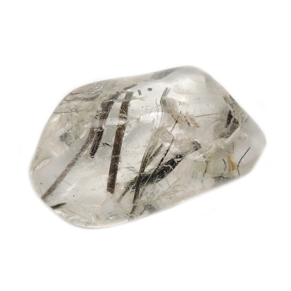 Кварц-волосатик с турмалином шерлом асс.