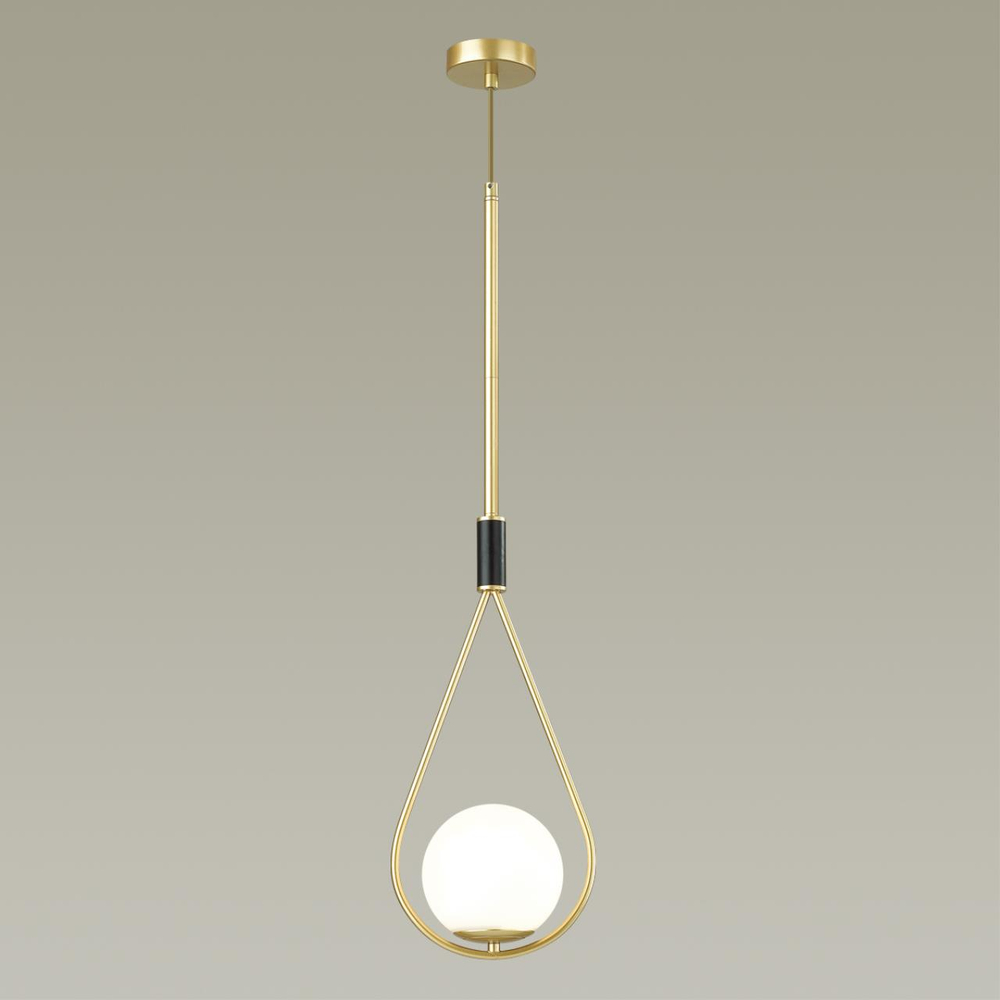 4810/1 PENDANT ODL21 415 золтой/черный/белый Подвес E14 1*40W FLARI