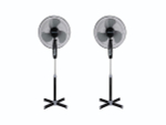 Вентилятор (набор 2шт) напольный SA-10BK (черный с серым)