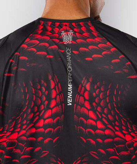 Футболка спортивная Venum Matupa Black/Red/Silver