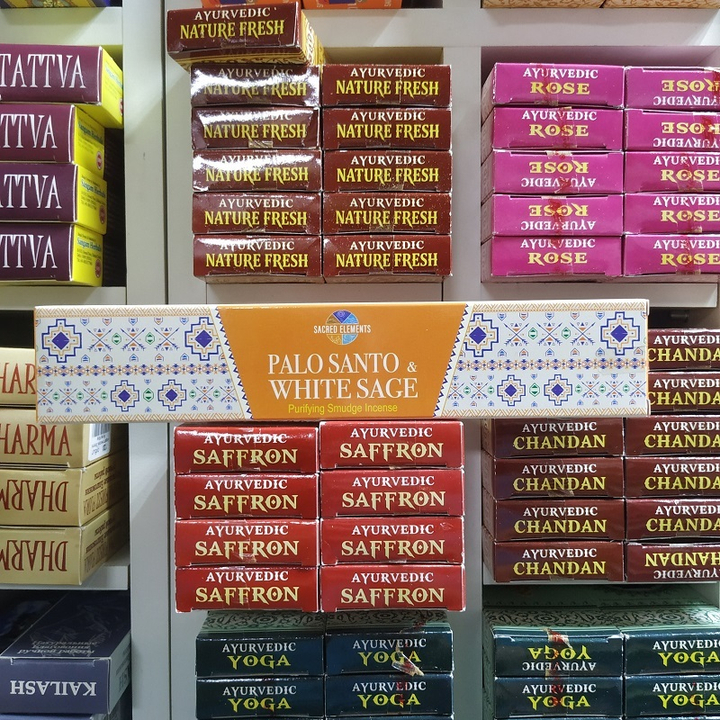 HEM Sacred Elements Palo Santo & White Sage Благовоние-масала Пало Санто и Белый шалфей 15 г