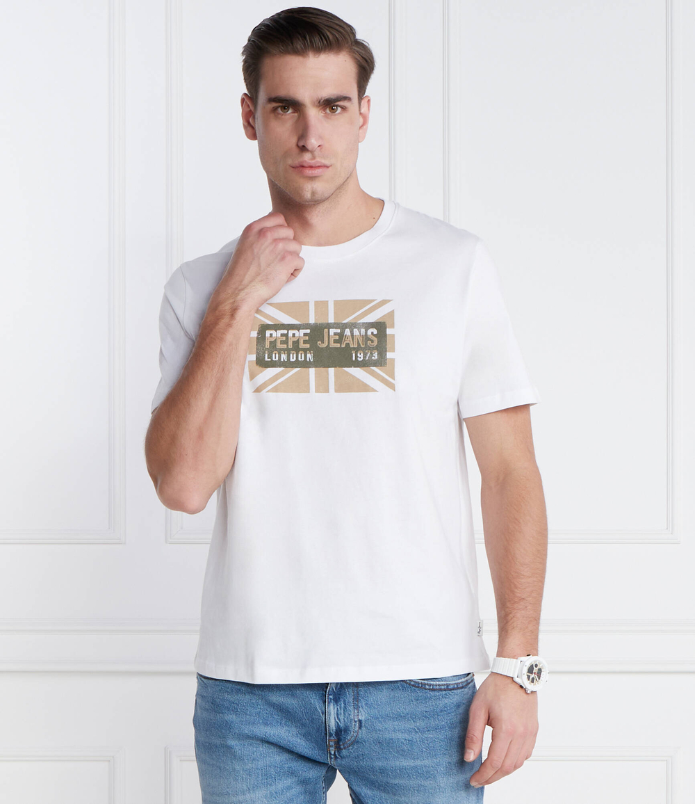 Футболка credick Pepe Jeans London - белый(PM509232)